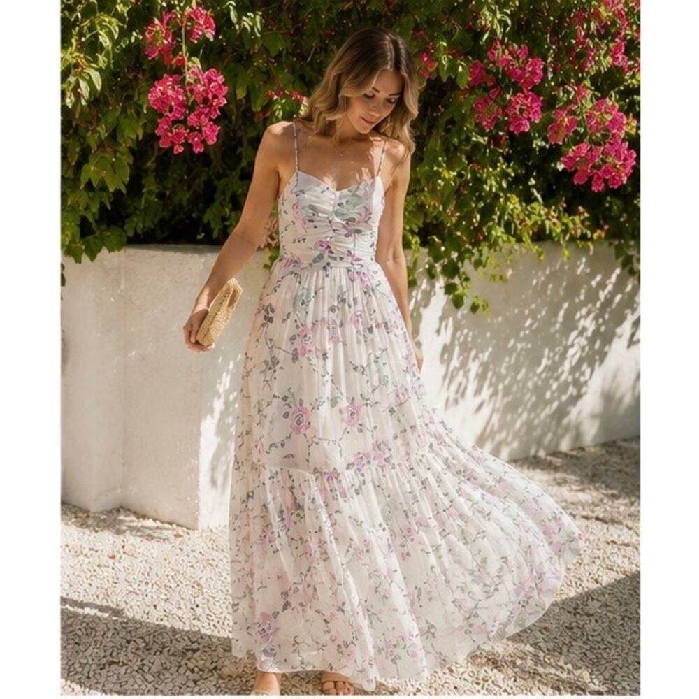 Isabel Marant Etoile Giana Maxi Dress in Ecru FR38/US6